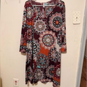 Floral Patterned Women's Tunic/Dress
